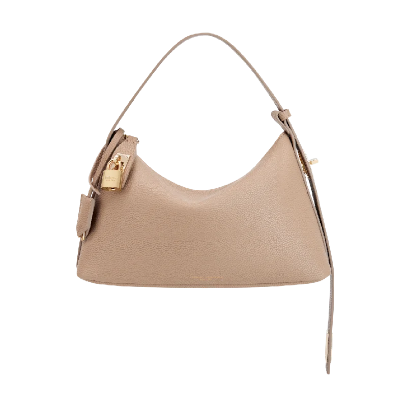 Gold Beige Hobo Bag