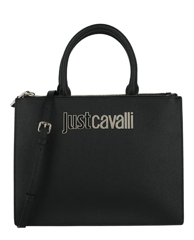 Just Cavalli Logo Shoulder Bag