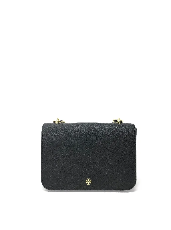 Tory Burch Black Emerson Adjustable Shoulder Bag