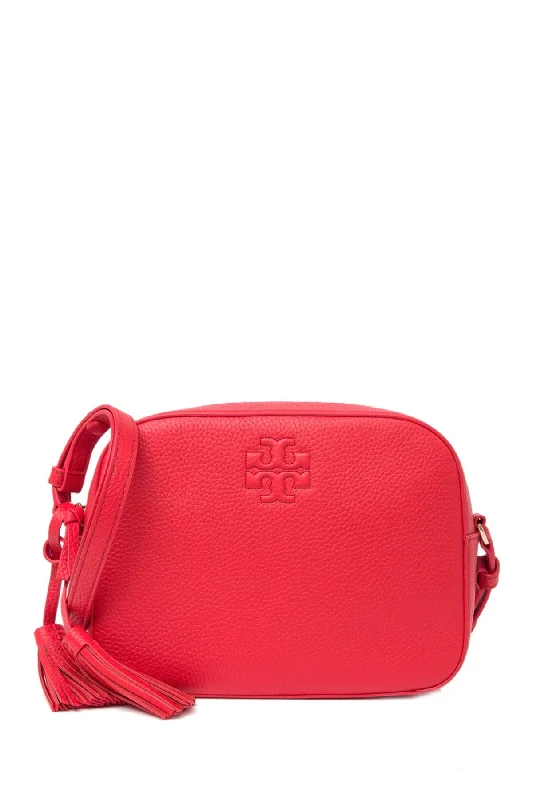 Tory Burch Brilliant Red Thea Shoulder Bag