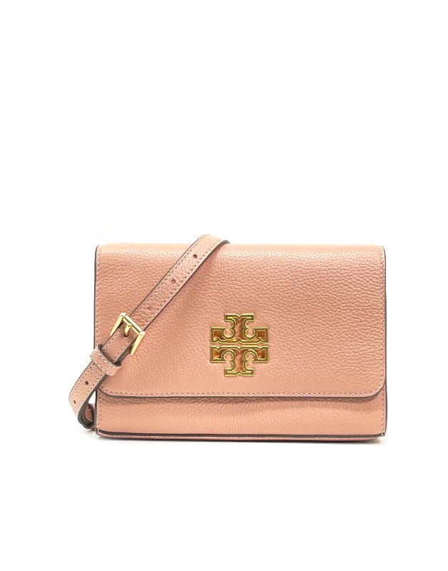 Tory Burch Pink Moon Britten Combo Crossbody