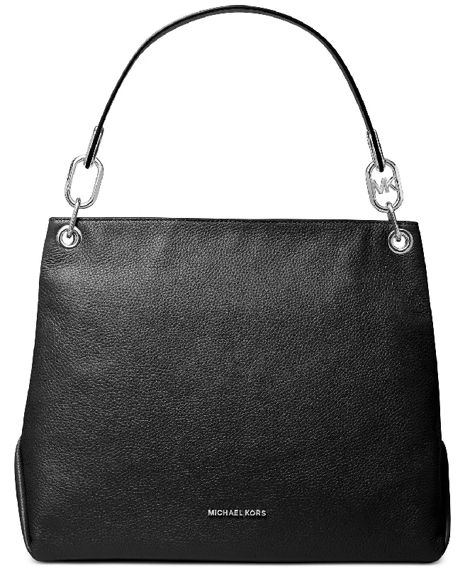 Michael Kors Women's Black Trish Large Hobo Shoulder Bag