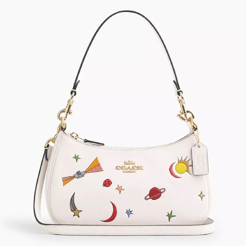 Coach Women's Coach X Observed By Us Teri Shoulder Bag In Leather With Print