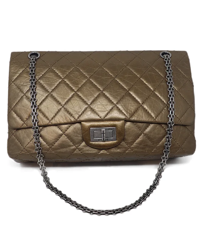 Chanel Bronze Leather 2.55 Reissue Shoulder Bag