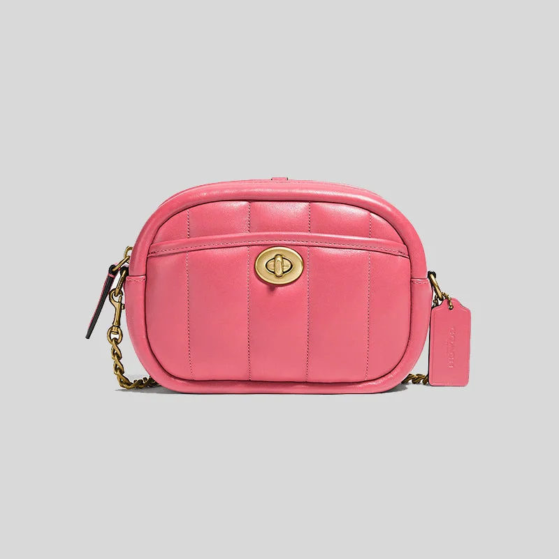 Coach Small Camera Bag With Quilting Watermelon RS-C4814