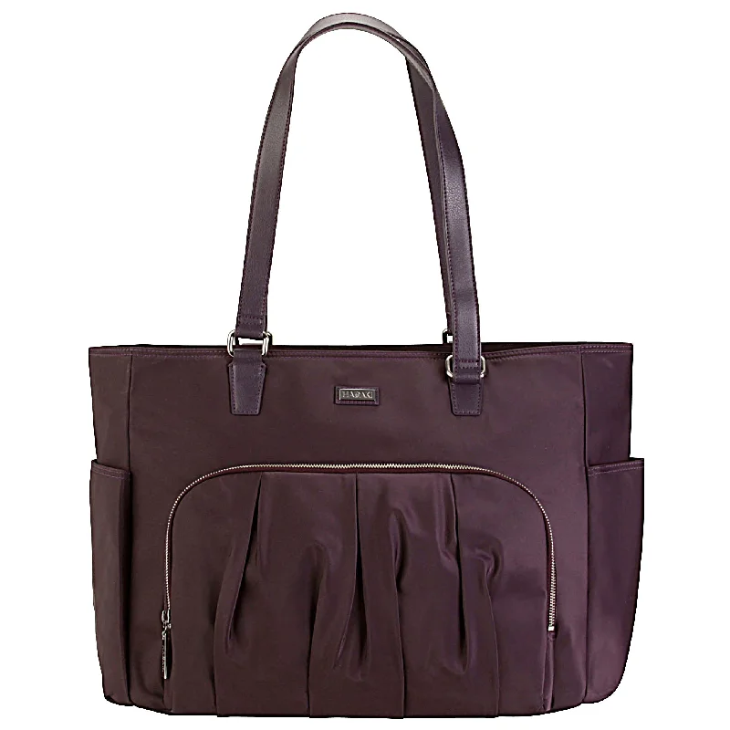 Hadaki Work & Play Vegan X-Large Women's Shoulder Tote Plum Perfect