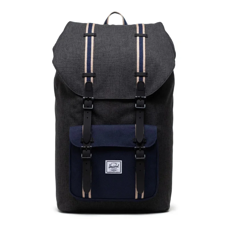 Herschel Little America Backpack - Black Crosshatch/Peacoat