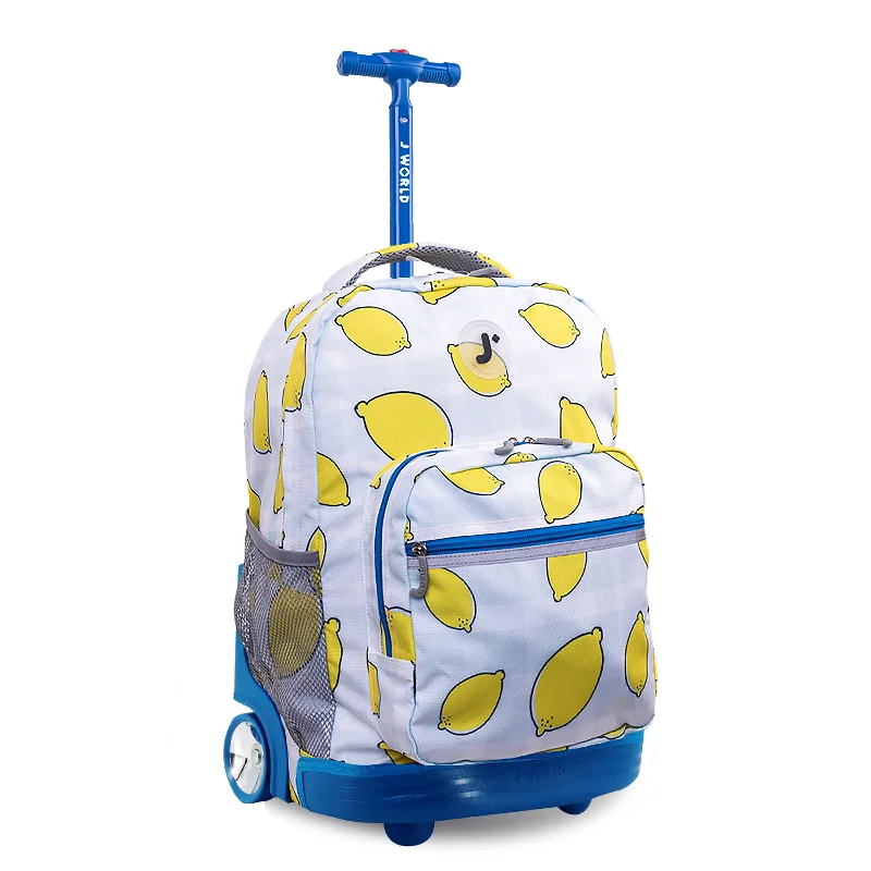 J World Sunrise Lemona 18" Rolling Backpack