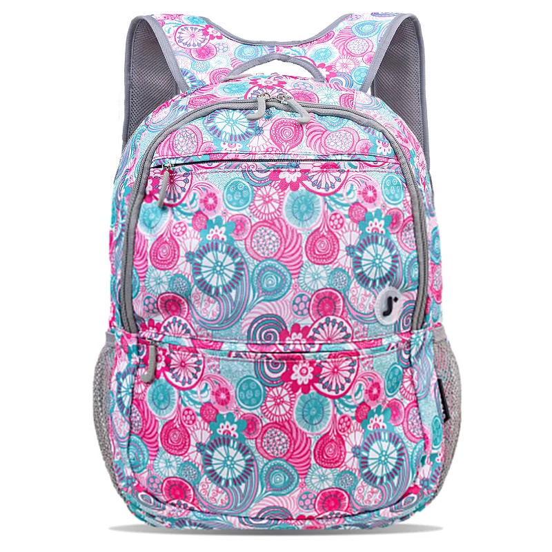 J World Dexter Blue Raspberry 18"  Backpack With 15.6" Laptop Sleeve