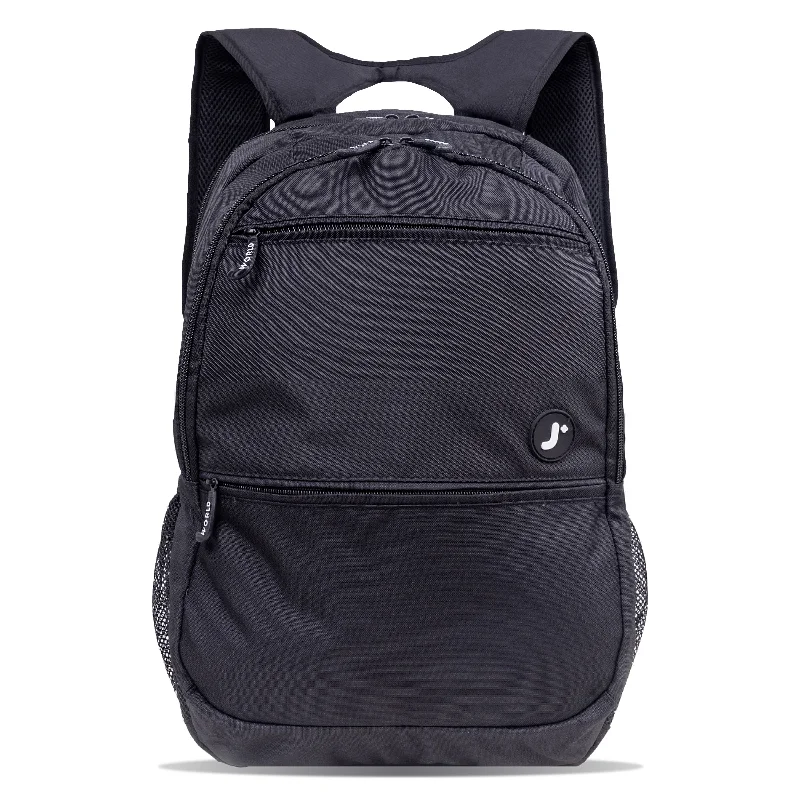 J World Dexter Black 18" Backpack With 15.6" Laptop Sleeve