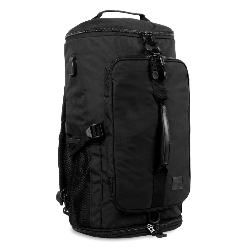 J World Dylan Black 19" 2-Way Duffel Backpack