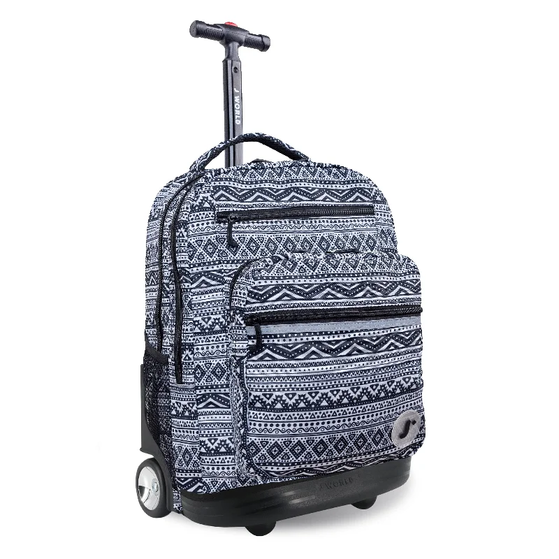 J World Sundance Tribal 20" Rolling Backpack