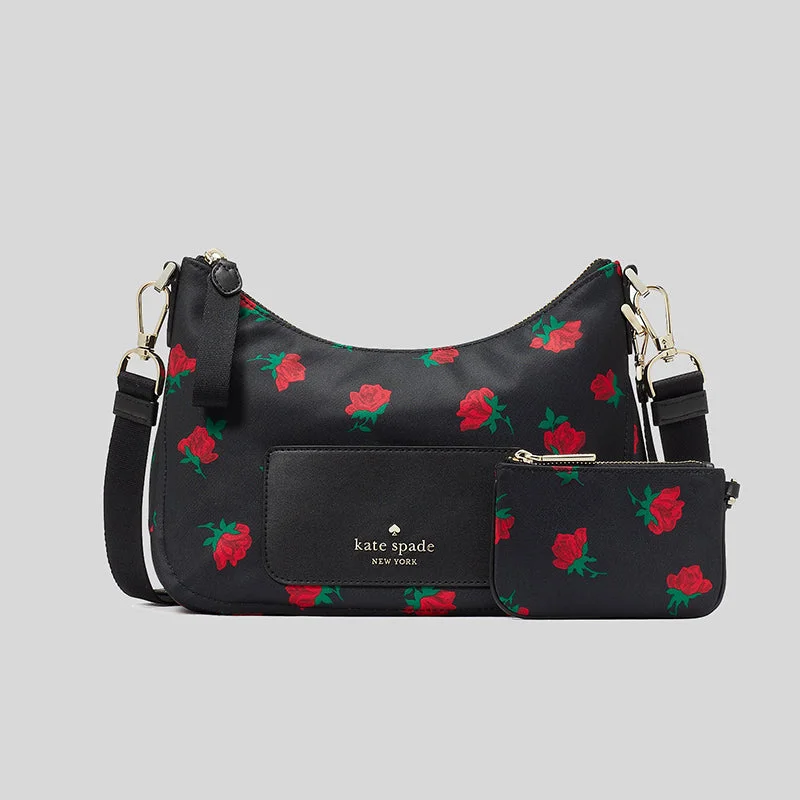 Kate Spade Chelsea Rose Toss Printed Crossbody RS-KE437