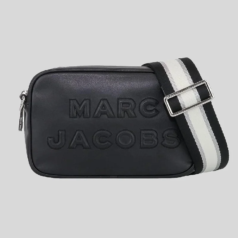 MARC JACOBS Flash Leather Crossbody Bag Black/Silver RS-M0014465