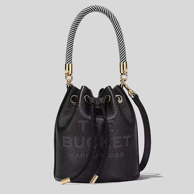 Marc Jacobs The Leather Bucket Bag Black RS-H652L01PF22