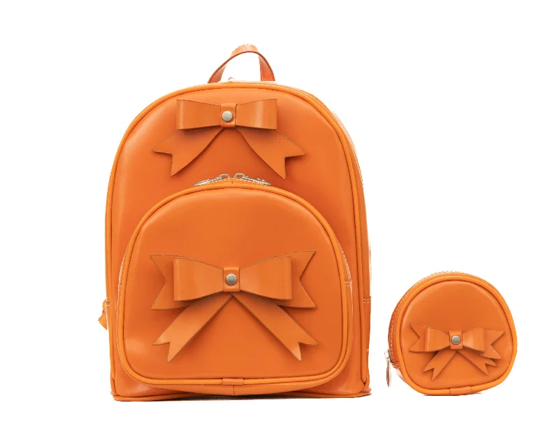 McKlein ARCHES Leather Bow Backpack