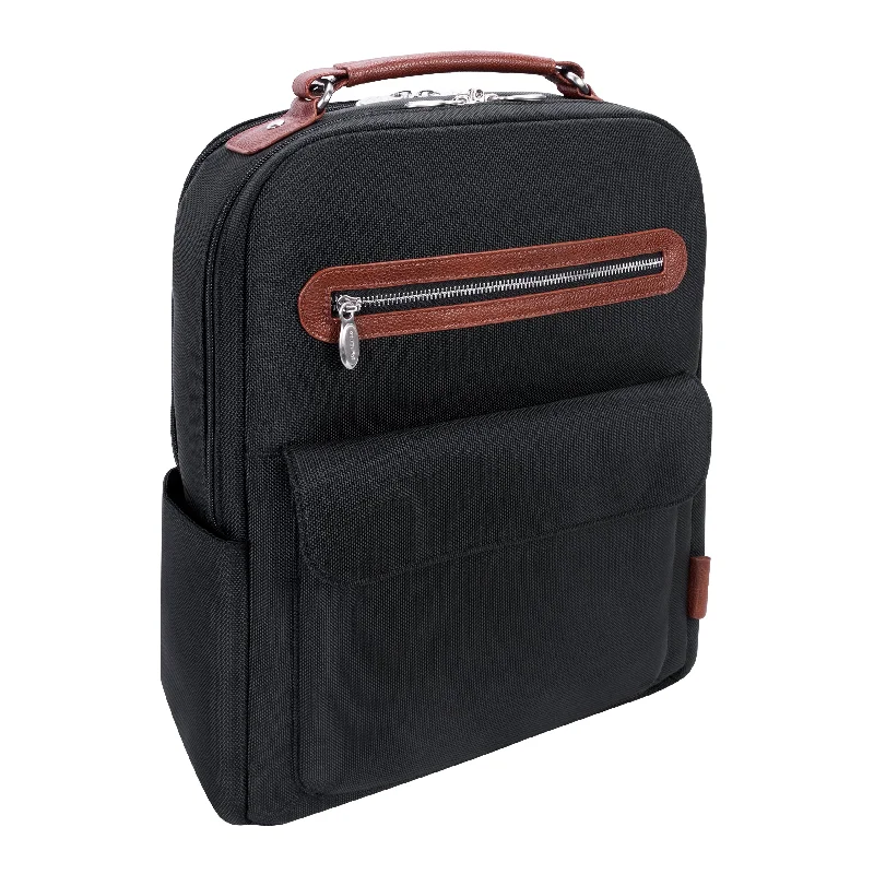 McKlein LOGAN 17" Nylon, Two-Tone, Dual-Compartment, Laptop & Tablet Backpack