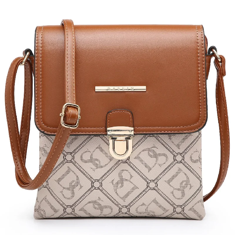 Fashion Monogram Flap Crossbody Bag