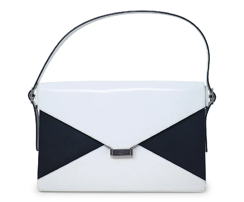 Celine B&W Leather Shoulder Bag