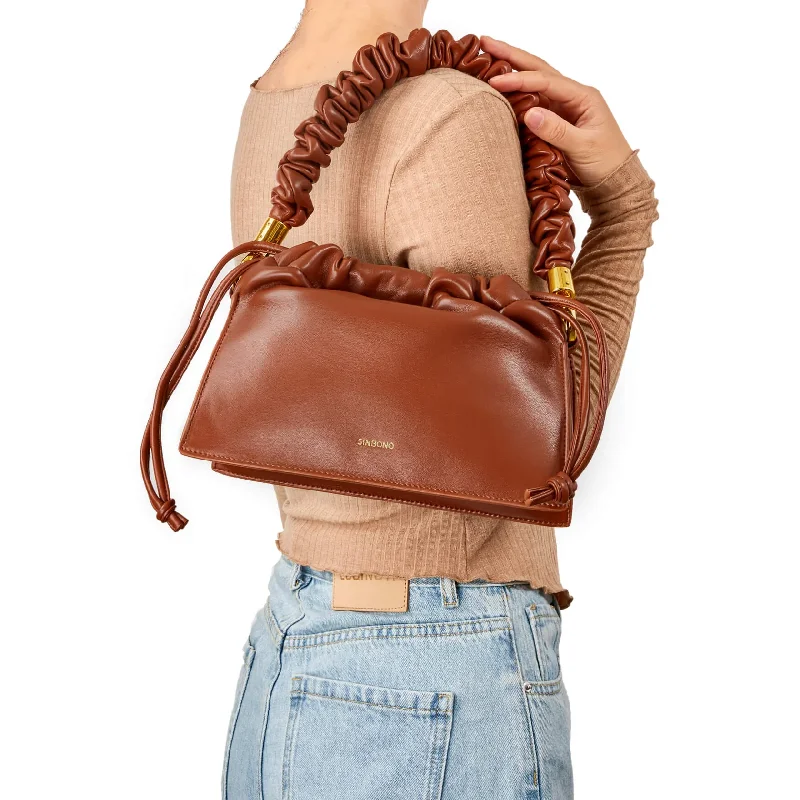 Sinbono Drawstring handbag-Brown