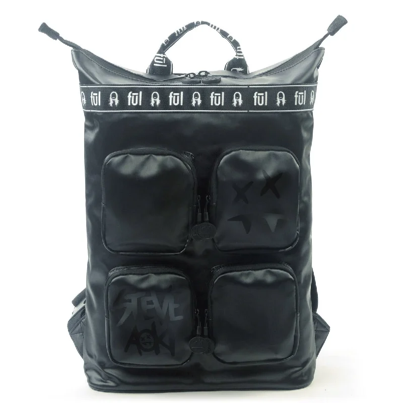 Steve Aoki FŪL Fang Black Convertible Tote Backpack