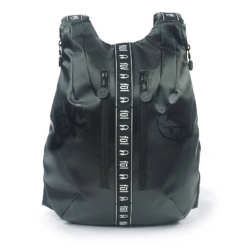 Steve Aoki Official FŪL Fang Official Slouchy Black Backpack