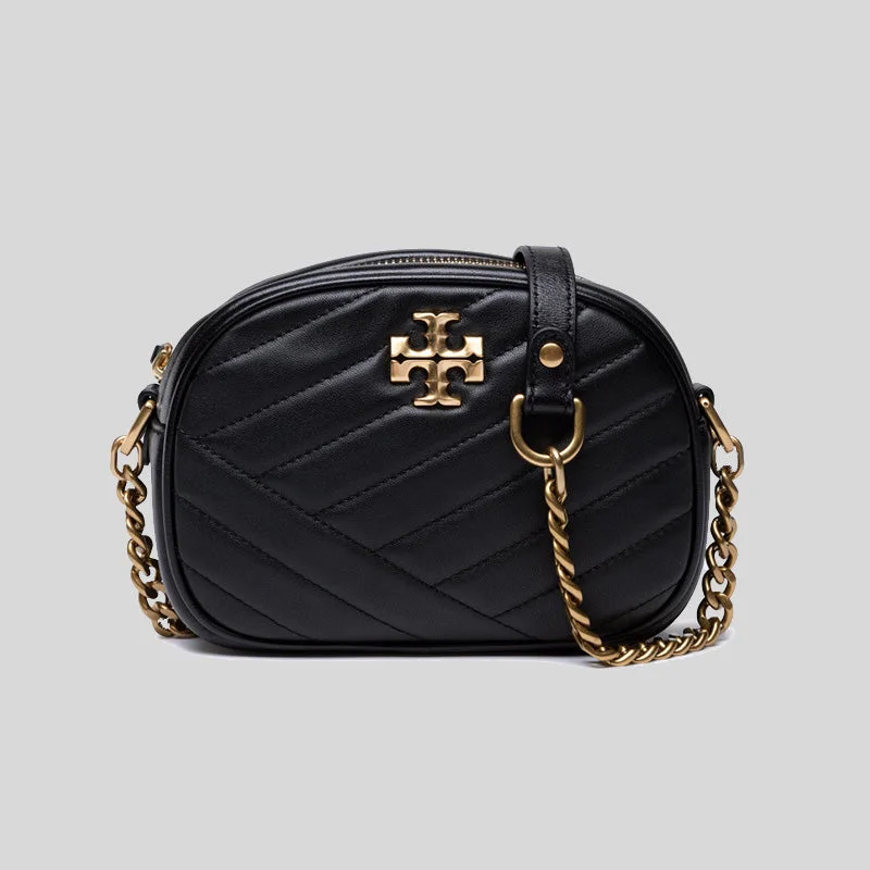 TORY BURCH Kira Chevron Camera Bag Black RS-152353