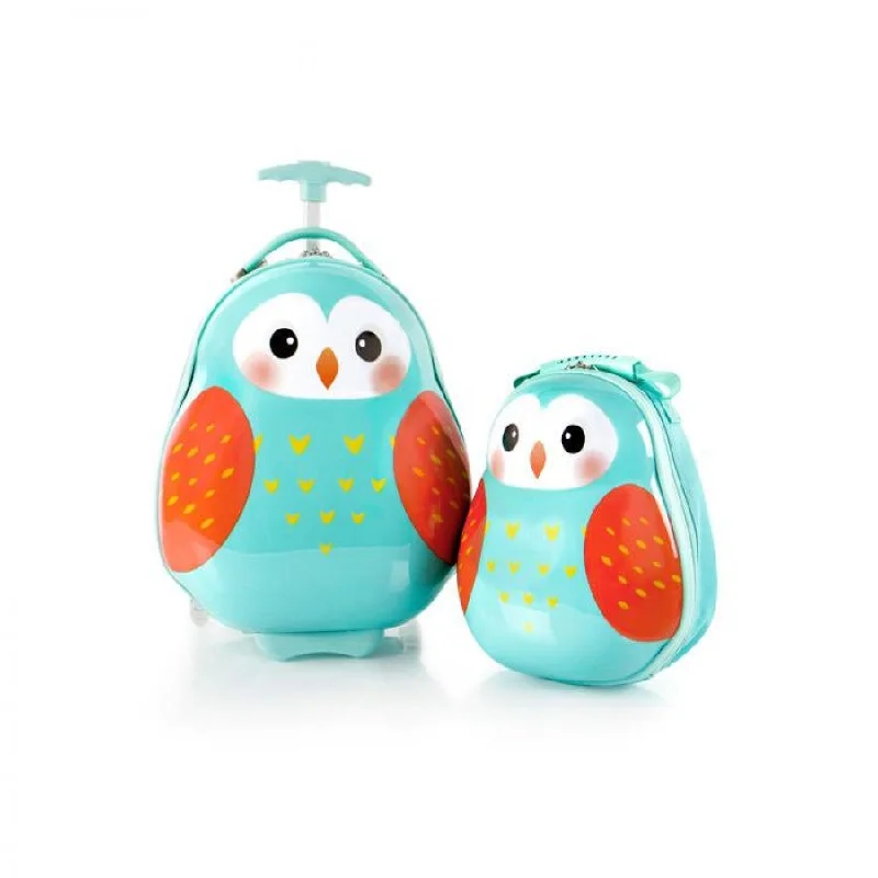 Travel Tots Owl - Kids Luggage & Backpack Set