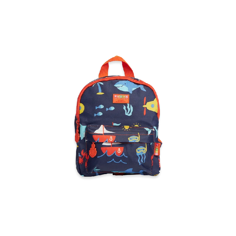 Small Backpack with Rein - Anchors Away