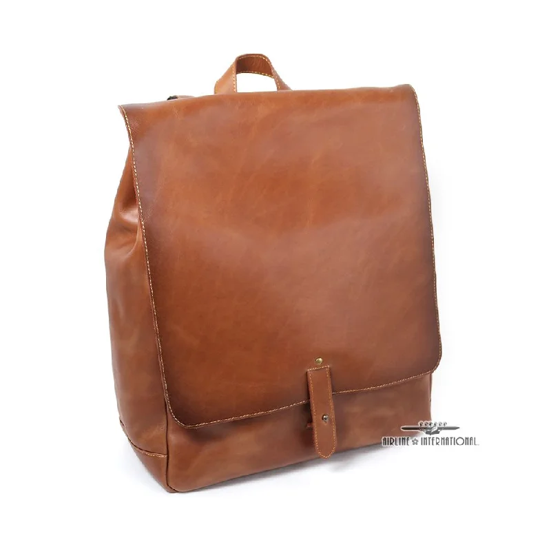 Vintage Leather Large Backpack